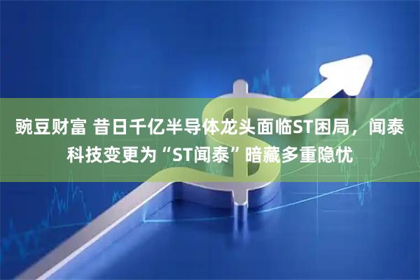 豌豆财富 昔日千亿半导体龙头面临ST困局，闻泰科技变更为“ST闻泰”暗藏多重隐忧